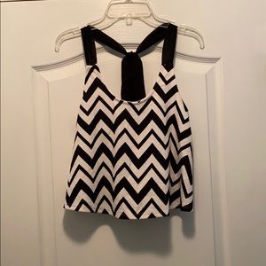 Chevron pattern, Cropped top, Charlotte Russe